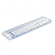 Пластиковая измерительная линейка Maxwell Accessories для спиц арт. М009