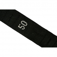 Размерники жаккардовые тафта 50 черный 10х32 мм ТВ в рул. 500 шт