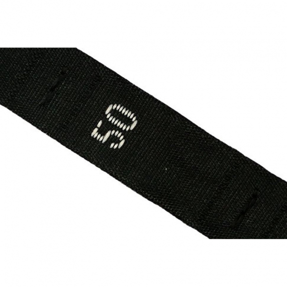 Размерники жаккардовые тафта 50 черный 10х32 мм ТВ в рул. 500 шт