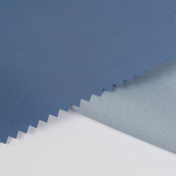 Ткань курточная TBY Дюспо 240T с пропиткой PU MILKY 80г/м? 342 джинс рул.100м