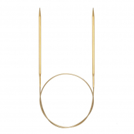 158166_Спицы круговые позолоченные с удлиненным кончиком, №1,75, 40 см