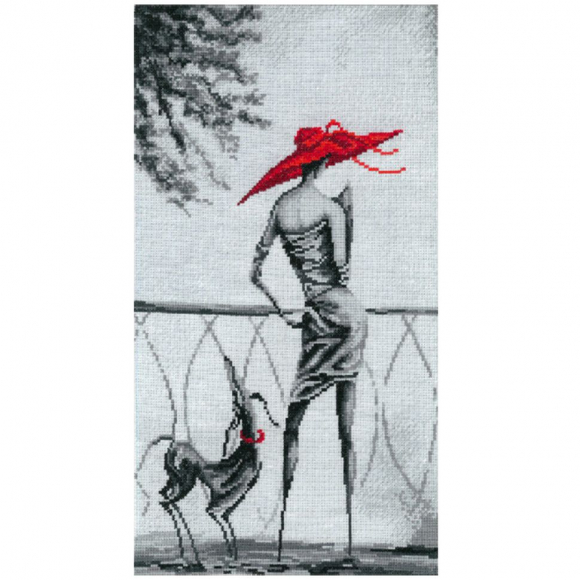 Набор для вышивания мулине НИТЕКС арт.0275 Ожидание 23х39 см