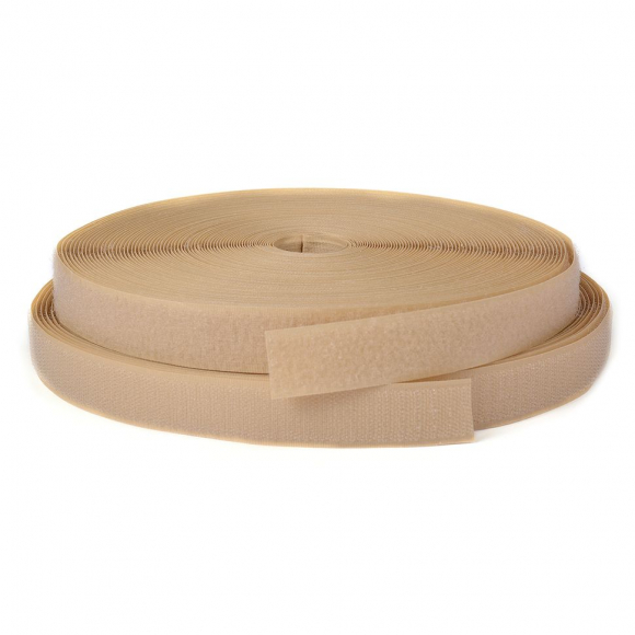 Лента липучка TBY пришивная кач.B шир.25мм цв.F277 бежевый уп.25м (пара) Лента липучка TBY пришивная кач.B шир.25мм цв.F277 бежевый уп.25м (пара)
