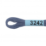 Нитки для вышивания Gamma мулине (3173-6115) 100% хлопок 24 x 8 м цв.3242 серо-синий