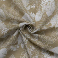 Ткань Батист 70 г/м? 100% хлопок шир.145 см арт.Р.32735.02 цв.02 оливковый рул.25м