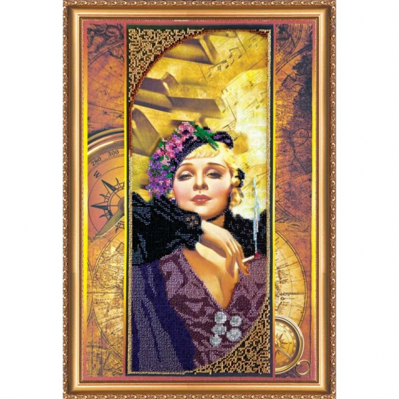 Набор для вышивания бисером АБРИС АРТ арт. AB-233 Бонни 30х47 см