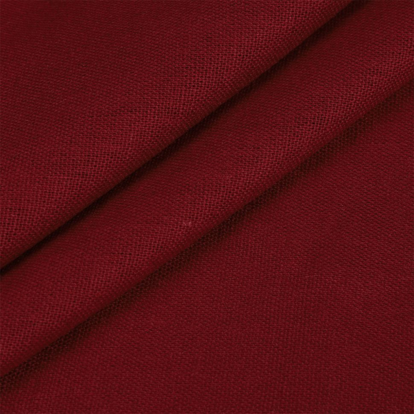 Ткань льняная TBYLi-1004-75 185г/м? 30% лен 25хб 25%виск 20%ПЭ шир 140см цв.75 вишневый рул 10м Ткань льняная TBYLi-1004-75 185г/м? 30% лен 25хб 25%виск 20%ПЭ шир 140см цв.75 вишневый рул 10м