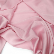 Ткань шелк Армани 90г/м? 97% ПЭ 3% Спандекс шир.150см арт.TBYArm-119 цв.119 св.розовый уп.1м