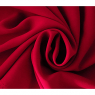 Ткань Креп 150 г кв.м 95% полиэстер, 5% спандекс шир.150 см арт.Р.11397.10 цв.10 красный уп.25м