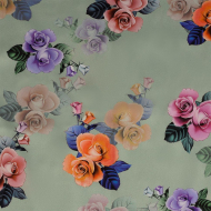 Ткань шелк Армани креп 90 г/м? 97% полиэстер, 3% лайкра шир.148 см арт.T.0346.6 цв.06 зеленый рул.25м Ткань шелк Армани креп 90 г/м? 97% полиэстер, 3% лайкра шир.148 см арт.T.0346.6 цв.06 зеленый рул.25м