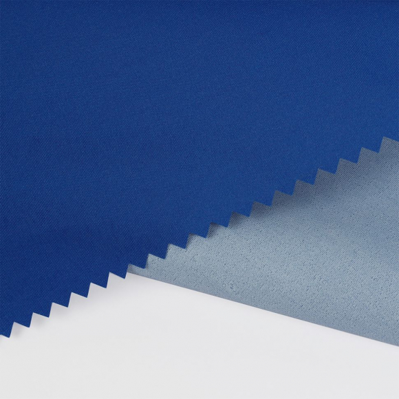 Ткань курточная TBY Дюспо 240T с пропиткой PU MILKY 80г/м? S027 яр.синий упак.10м