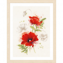 182138_Набор для вышивания "Poppies"