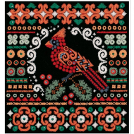 Набор для вышивания PANNA арт. SH-7261 Красный кардинал 16,5х17 см