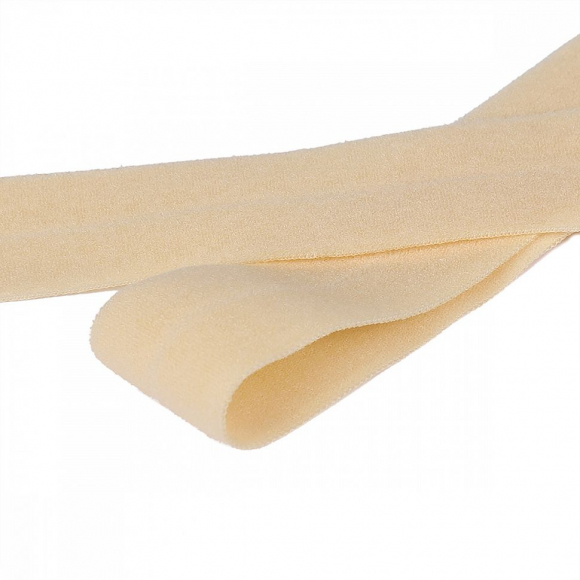 Резинка TBY бельевая окантовочная матовая 20мм арт.ROM.20180S цв.S180 бежевый песочный уп.50 м