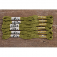 164577_Мулине COSMO однотонный цвет 684