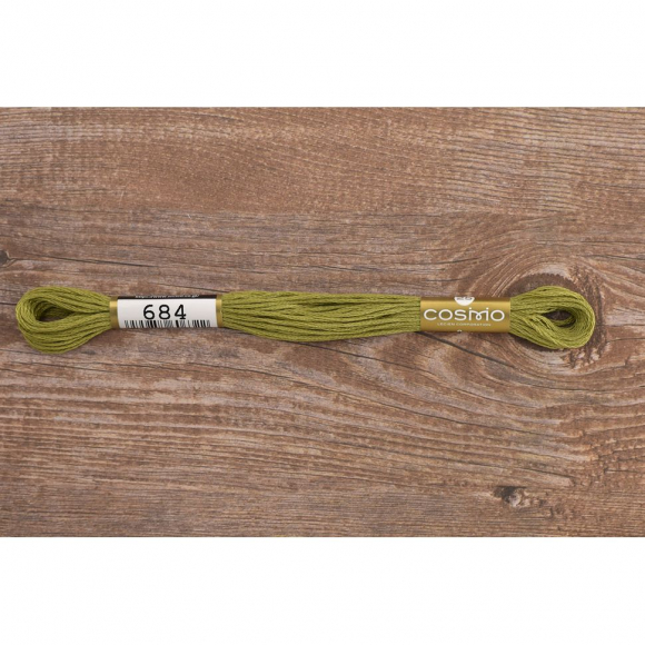 164577_Мулине COSMO однотонный цвет 684