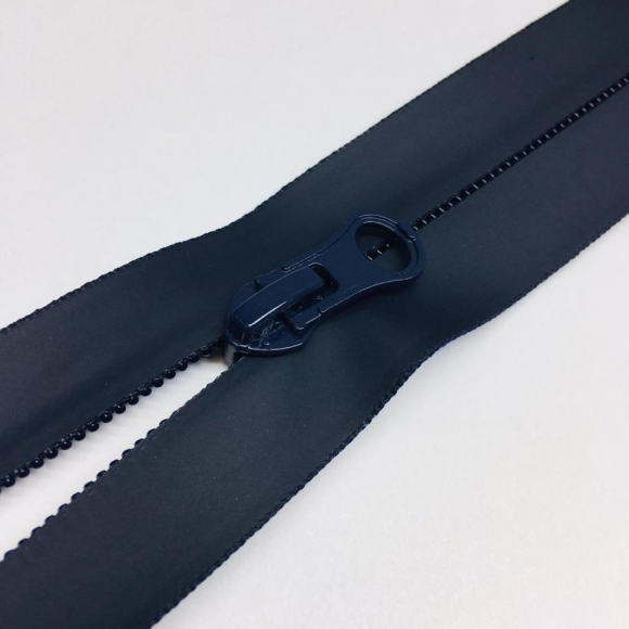 Молния спираль №7 разъем 65см водостойкая синий D058