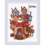 Набор для вышивания РИОЛИС арт.1844 Сказочный домик 18х24 см