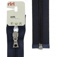 148368_Молния спираль, разъёмная, 6 мм, 65 см, цвет темно-синий