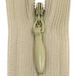 Молния потайная нераз 60см S-883 хаки светлый SBS уп.100шт