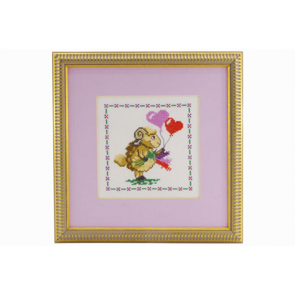 121906_Вышитая картина "В гости к любимой"
