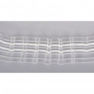 Лента шторная 60мм сборка карандаш арт.П-701М цв.прозрачный уп.50м