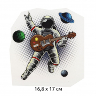 Термотрансфер арт.TBY.1313 Космонавт 16,8х17см, уп.10шт