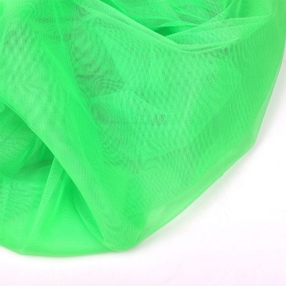 Сетка стрейч матовая арт.TBY-TL60 40г/м? 100% полиэстр ш.150см цв. 60 неон салат рул.100м