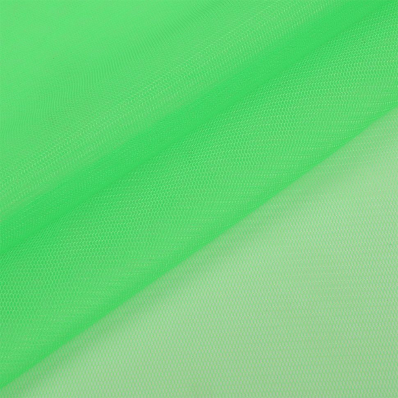 Сетка стрейч матовая арт.TBY-TL60 40г/м? 100% полиэстр ш.150см цв. 60 неон салат рул.100м
