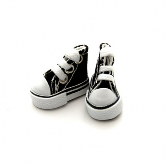 156967_Кеды со шнурком, 3,9 см, цв. чёрн.