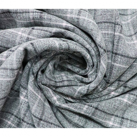 Ткань Костюмная 200 г кв.м 55% полиэстер, 40% вискоза, 5% спандекс шир.150 см арт.Р.11090.02 цв.02 серый уп.25м