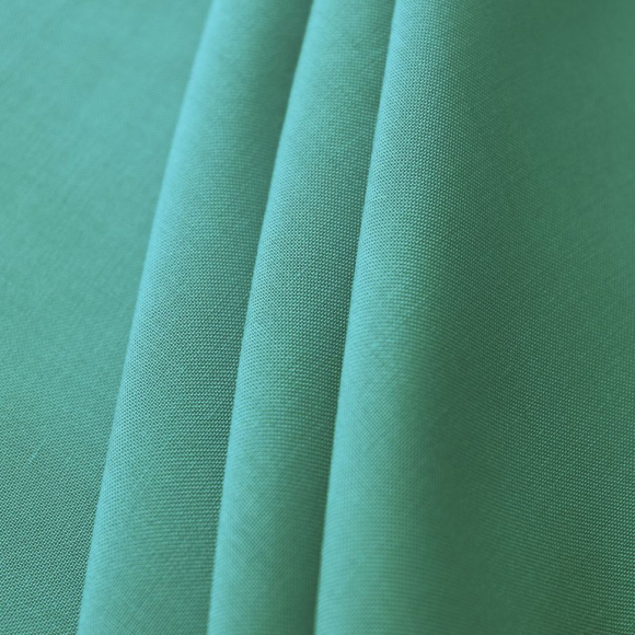 Ткань Штапель 130 г/м? 100% вискоза шир.145 см арт.Р.14867.17 цв.17 зеленый уп.25м