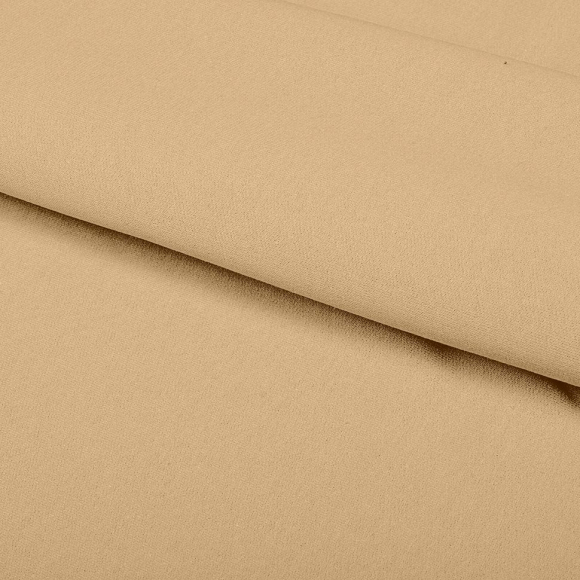 Ткань футер 2х нитка начес однотон. 190г/м?  95% хл  5%эласт  шир.100+100см арт.ДЛ1903013 цв.миндаль пач.45-70м