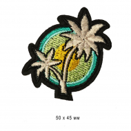 Термоаппликации арт.TBY.CH10 Пальмы 50х45мм уп.10 шт