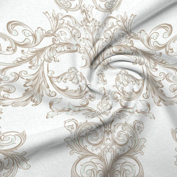 Ткань перкаль Дворцовые тайны 110г/м? 100% хлопок шир.220см арт.ТВО-15192-1 цв.бел/бежевый уп.10м