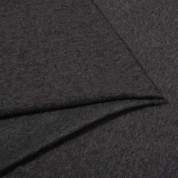 Ткань трикотаж Рибана с лайкрой 215г пенье 80-90см антрацит уп.3м Ткань трикотаж Рибана с лайкрой 215г пенье 80-90см антрацит уп.3м