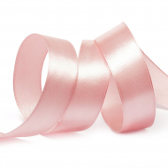 Лента атласная 25мм цв.3058 св.гр.розовый IDEAL уп.27,4 м