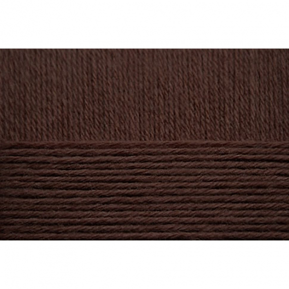 Пряжа для вязания ПЕХ Хлопок Натуральный летний ассорт (100% хлопок) 5х100г/425 цв.251 коричневый