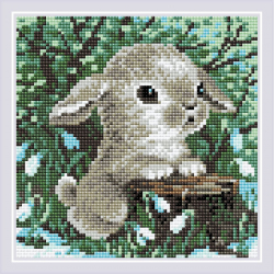 Набор РИОЛИС мозаичная картина арт.AM0078 Мое имя Подснежник 20х20 см