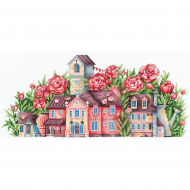 Набор для вышивания СДЕЛАЙ СВОИМИ РУКАМИ арт.С-54 Страна Пиония 30х13 см