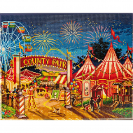 Кристальная мозаика на подрамнике ФРЕЯ арт.ALPD-008 Ярмарка 50х40 см