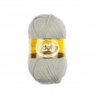 Пряжа ADELIA JAKE CLASSIC (75% шерсть, 25% нейлон) 5х100г/410м цв.06 св.серый