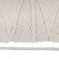Шпагат крученый х/б 04мм цв.2199 кремовый уп.100м