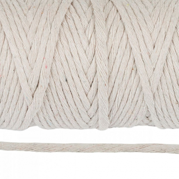 Шпагат крученый х/б 04мм цв.2199 кремовый уп.100м