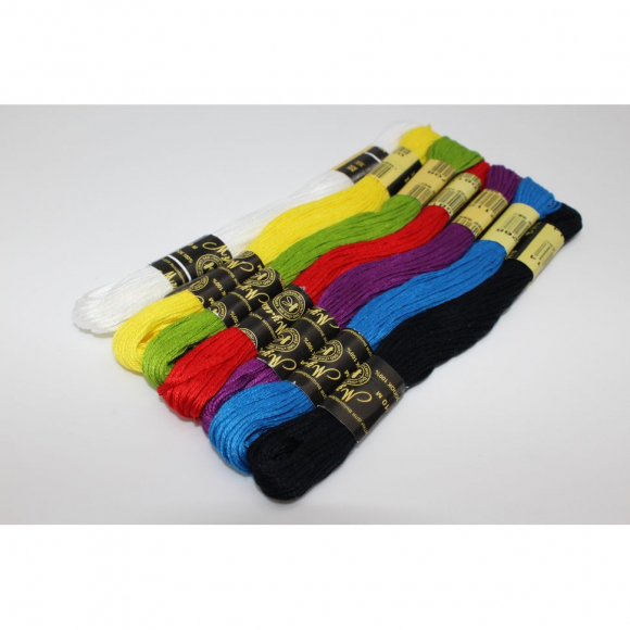 Набор мулине Школьный 7шт по 10м