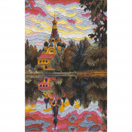 Набор для вышивания PANNA арт. CM-1484 Цветы заката тают в небе 16х26 см