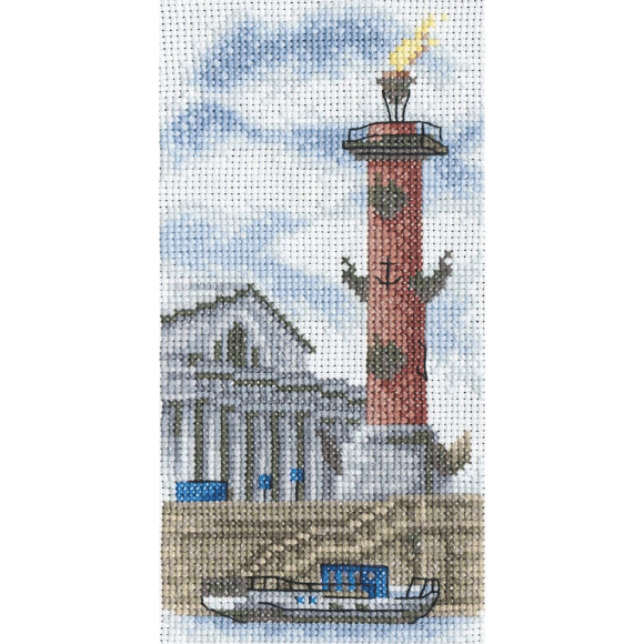 Набор для вышивания PANNA арт. GM-0364 У набережной 9х18 см