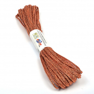 Шнур отделочный 6481 Сутаж 3,5мм цв.медно-персиковый уп.20м