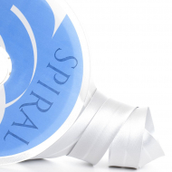 19698_Косая бейка атласная 20 мм, 25 м, цвет 27, светло-серый