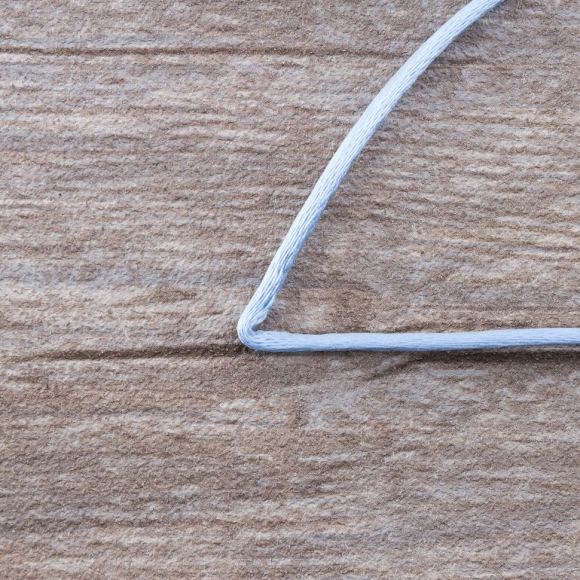 Шнур атласный SAFISA 2 мм, 25 м, цвет 04, светло-голубой